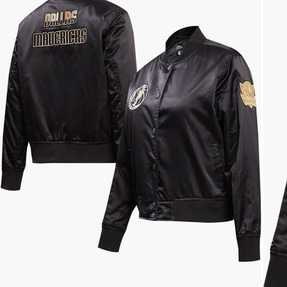 Dallas Mavericks Pro Standard Black Bomber Jacket